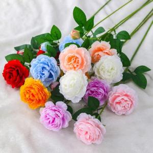 Kunstblumen Künstliche gefälschte Pfingstrose, Seidenblumen, Tischblumendekoration, gefälschter Blumenstrauß, echte Note, Geburtstagsgeschenk, Blumenarrangement für jeden Anla