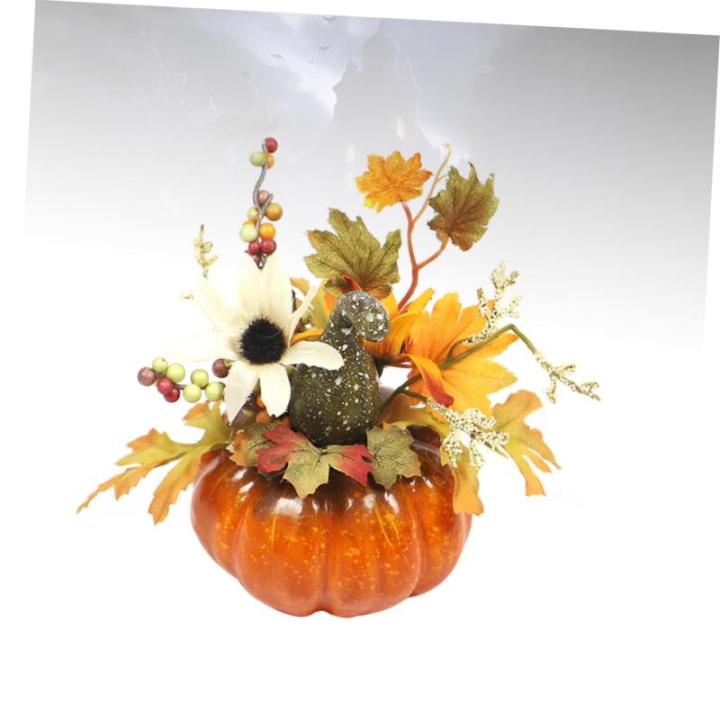 5 stuks herfstversiering herfstdecoratie Halloween decoratie kunstfruit Halloween tafel middenstukken slinger binnen decoratieve rekwisieten pompoendecoratie