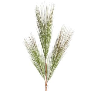 künstlicher Seidenkiefernzweig/Kieferzweig Höhe ca. 80 cm, Farbe: grün-braun (2 Stück)