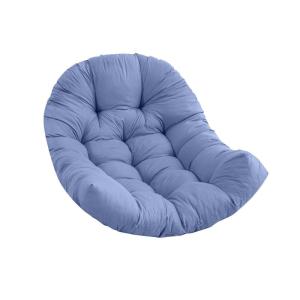 Komfortables Polster für Hängestühle, Weiches Sitzkissen für Schaukelstühle Im Freien, grau Blau
