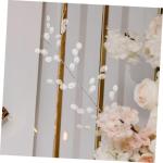 16 Stück Kristallperlen Blumen Acryl Blumenpflanze Hochzeit Party DIY Basteln Blumenzweig Hochzeit DIY Acrylperlen Blumenzweig Blütenknospe Acrylpflanze Künstliche