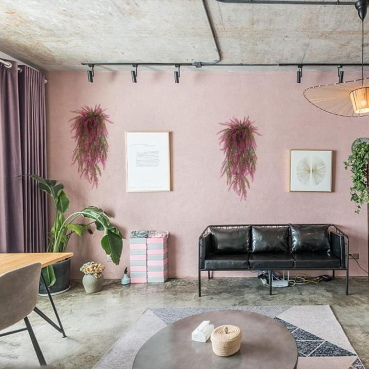 2 stuks 80 cm kunstmatige hangende planten nep varens plastic planten Perzische rotan, nep hangende klimop wijnstok muur opknoping planten groen voor thuis tuin kamer bruiloft deco