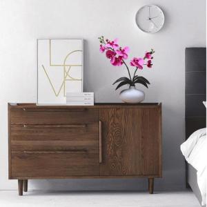 Kunstblumen Phalaenopsis-Kunstblumen-Arrangement mit Keramiktopf, künstliche Blumen, Seiden-Orchideen-Blume für den Tisch im Wohnzimmer für jeden Anlass