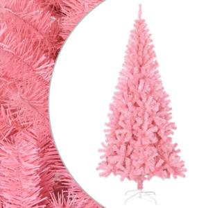 Home Garden,Künstlicher Weihnachtsbaum mit Ständer, Rosa, 210 cm, PVC