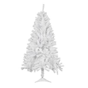 Kunstkerstboom Nordmann-spar 120 cm, 225 takken, dennenboom klein, spuitgieten, wit, Cushhom
