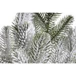 Kunstmatige dennentak/kersttak Karpaten spuitgieten groot, kleur donkergroen besneeuwd