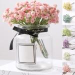 Künstliche Schleierkraut Seidenblumen, lebensechte Blüte, allergiefreundliches Geschenk (Rosa)