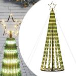 Weihnachtsbaum Kegelform Weihnachtsbaum Beleuchtung Christbaumbeleuchtung Weihnachtsbeleuchtung Weihnachtsdeko für Weihnachten, Party275 LEDs Warmweiß 180 cm