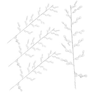 20 Stück Kristallperlen Blumen Hochzeit Zuhause DIY Zubehör Acryl Ranke Hochzeit Party DIY Handwerk Hochzeit Pflanzenknospenzweig Künstlicher Blumenzweig