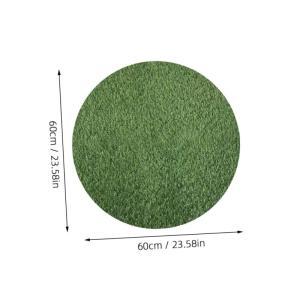 Kunstrasen Outdoor Teppich Outdoor-Teppich Teppich Für Draußen Gefälschte Grasmatte Simulationsgras-tischsets Platzdeckchen Esstisch Matten Simulierte Gras-tischmatte Green Plas