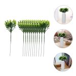 12st Kleine Schleierkraut-Dekoration Künstliche Blumen Gefälschte Blumen Gefälschte Partyblumen Simulierter Blumenschmuck Fake-blumenarrangement-dekor Blumenzweig Weiß Seidenbl