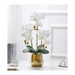 Kunstblumen Künstliche Blumen, künstliche Orchideen, Bonsai-Arrangement, künstliche Seidenorchideen für Hochzeit, Zuhause, Büro, Party, Hotel für jeden Anlass