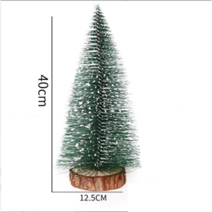 Weihnachtsbaum Christbaum Weihnachtsbaumdekoration, Kleiner Flaschenbürstenbaum, Desktop-Weihnachtsbaum Künstlicher Weihnachtsbaum(40cm)