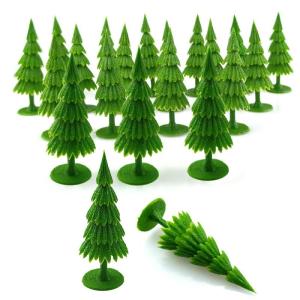 Miniatur-Weihnachtsbaum zum Basteln, Mini-Baum-Figuren, Kiefernbaum, Kuchendekoration, Kunststoffbäume, künstlicher Baum für Dekoration, 20 Stück
