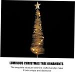 1 stks lichtgevende kerstboom tafellamp boom verlichte berk kerst kerstdecoratie lichtgevende kerstbomen festival decor kerstscène ornament smeedijzer goud