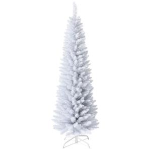 Christmas Tree Tannenbaum KüNstlich Weißer Bleistift-Weihnachtsbaum, Weihnachtskiefer, Geeignet for Heimdekoration ChristbäUme Sztuczna(210cm)