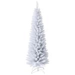 Christmas Tree Tannenbaum KüNstlich Weißer Bleistift-Weihnachtsbaum, Weihnachtskiefer, Geeignet for Heimdekoration ChristbäUme Sztuczna(180cm)