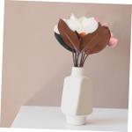 ceramic ornaments 2 Stück künstliche Kunstblumen, Haushaltsdekoration, Blumenstrauß, Dekorationen, Hochzeit, Heimdekoration, simulierte Ornamente, gefälschte Magnolien-Blumen-S