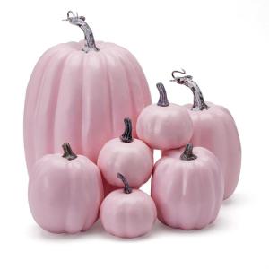 7 stuks pompoenen herfstdecoratie pompoenen decoratieve pompoenen herfstdecoratie herfstdecoraties kunstpompoenen voor herfst Thanksgiving Halloween feestdecoratie thuis boerderij 