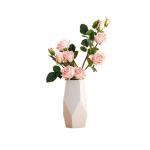 Kunstblumen Künstliche Blumen für den Innenbereich, Simulationsstrauß-Set mit Vase, künstliche Seidenblumen, Dekoration für Tischdekoration zu Hause für jeden Anlass