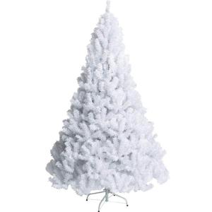 Künstlicher Weihnachtsbaum, Kiefernholz, aufklappbar, klassisch, mit Metallbeinen, für drinnen und draußen, Urlaubsdekoration, ideal für Weihnachtsdekoration (180 cm)