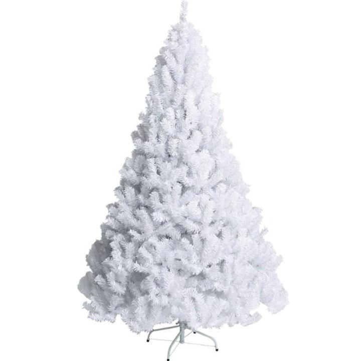 Künstlicher Weihnachtsbaum, Kiefernholz, aufklappbar, klassisch, mit Metallbeinen, für drinnen und draußen, Urlaubsdekoration, ideal für Weihnachtsdekoration (180 cm)