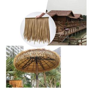 Fake Thatch Simulation Kunststoff Thatch Fliesen PVC Thatch Dekoratives Dach Kunststoff Thatch Schuppen Farm Sun-Proof und wärmeisolierend Strohdach künstliche Thatch