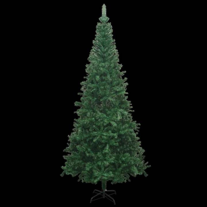 Künstlicher Weihnachtsbaum Beleuchtung Kunstbaum Weihnachten Christbaum Tannenbaum Künstlicher Weihnachtsbaum mit Ständer für Weihnachten DekorationKugeln L 240 cm Grün