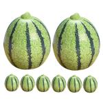 1 Satz Künstliche Früchte Kunstobst Spielzeug Für Kinder Grün Essen Simulation Künstlicher Früchte Mini-Modell Mit Künstlichen Wassermelonen Dekor Aus Künstlichen Früchten