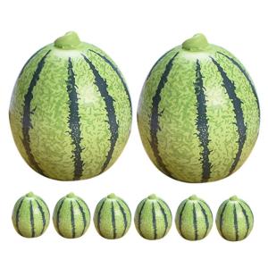1 Satz Künstliche Früchte Kunstobst Spielzeug Für Kinder Grün Essen Simulation Künstlicher Früchte Mini-Modell Mit Künstlichen Wassermelonen Dekor Aus Künstlichen Früchten