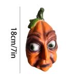 Ausdrucksstarker kürbiss – Ausdrucksstarker Gesichtskürbis, Dekorativer Halloween-kürbiss | Halloween-kürbiss-Ornament, Harz-Halloween-Dekorationen Für Den Innenbereich, Dek