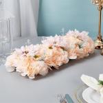 Lange künstliche Blumenarrangements, Dekorationen, Foto-Requisiten für die Hochzeitsfeier