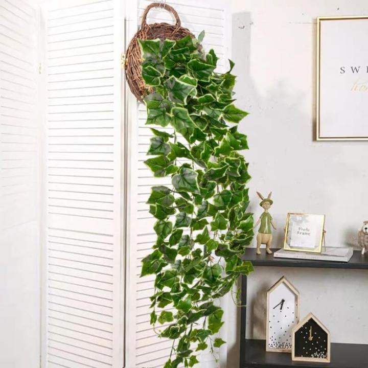 Kunstmatige hangplanten, hangende kunstplant, decoratieve plant, groene planten voor vierwand, woondecoratie