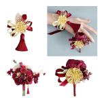 Hochzeitssträuße für die Braut, Brautjungfer, Brautsträuße, Hochzeitsblumenstrauß