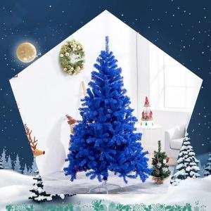 Weihnachtsbaum, luxuriös, dunkelblau, verschlüsselt, Christbaumschmuck, Paket, Weihnachtsfenster, Einkaufszentrum, Heimdekoration und Arrangement, Dekorationen, das Neue