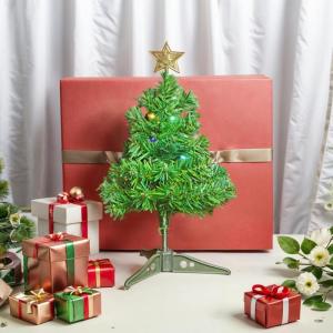 Künstlicher Mini-Weihnachtsbaum, 30,5 cm, künstlicher grüner Tisch-Weihnachtsbaum, Mini-Weihnachtsbaum für Tisch, Zuhause, Büro, Innen- und Außenbereich, Urlaubsdekoration (r