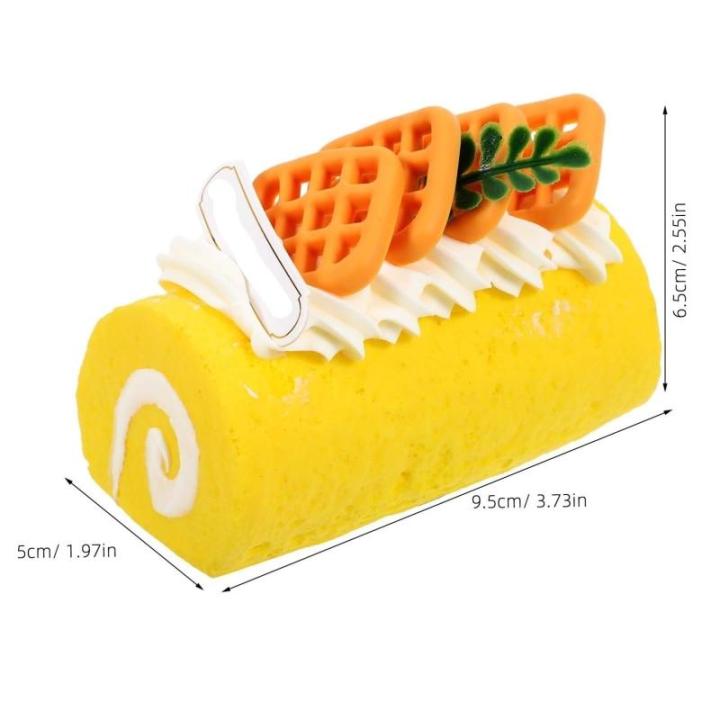 Fake Kuchen künstliche Kuchen 4 Stücke Künstliche Simulation Kuchen Dessert Lebensmittel Modell Zu Hause Inszenierung Handwerk Fotografie Requisiten Realistisches Essen(A)