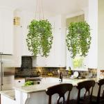 Kunstmatige planten Ficus Pumila Hangplant Kamer Wand Decoratie Aesthetische Kunstplant, Hoogte 35,5 cm, in Hanglamp