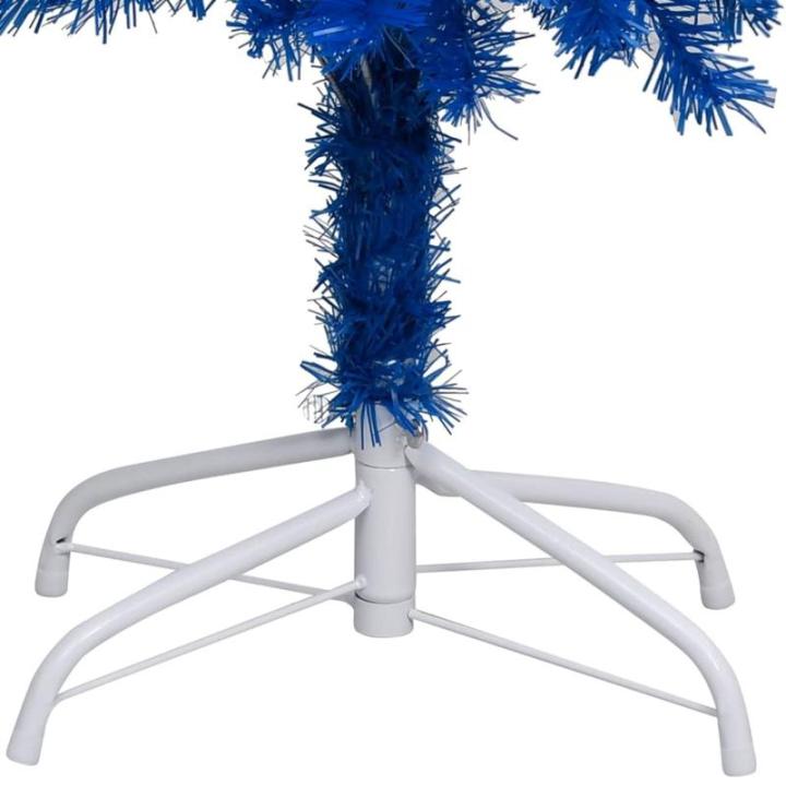 Künstlicher Weihnachtsbaum mit Ständer Christbaum Tannenbaum Kunstbaum Weihnachten Künstlicher Weihnachtsbaum Weihnachtsdeko Blau 240 cm PVC