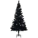 Künstlicher Weihnachtsbaum mit Ständer Christbaum Tannenbaum Kunstbaum Weihnachten Künstlicher Weihnachtsbaum Weihnachtsdeko Schwarz 240 cm PVC