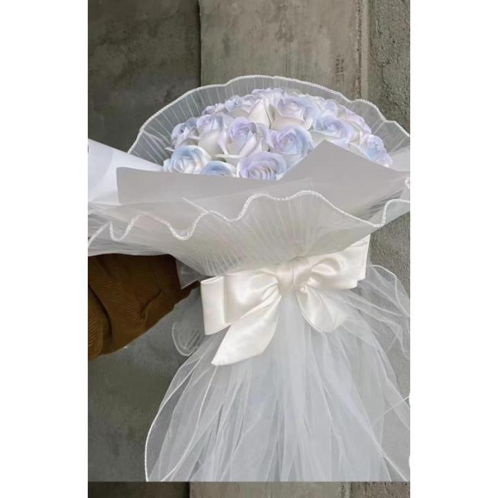 Hochzeitsstrauß for die Braut mit künstlichen Blumen, künstlichen Blumen, Dekorationszubehör for die Hochzeits- und Verlobungszeremonie, künstlicher Blumenstrauß aus Seide(Pu