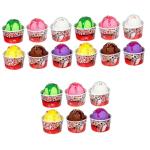 18 Stück Eiscreme Modell Eiscreme Kugeln Requisite Simulation Eiscreme Kugeln Künstliches EIS Eiscreme Requisite Gefälligkeiten Realistische Eiscreme Kugeln Eiscreme