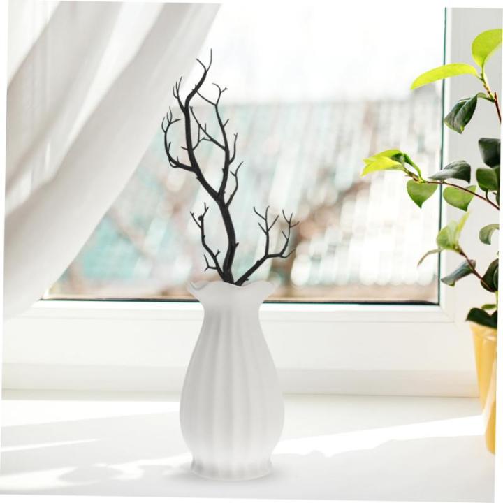 30 STK Halloween-korallentote Zweige Modelle Mit Künstlichen Zweigen Kunstzweige Für Vase Geweihförmige Äste Böhmische Zweige Halloween Getrockneter Baumzweig Black Plastik
