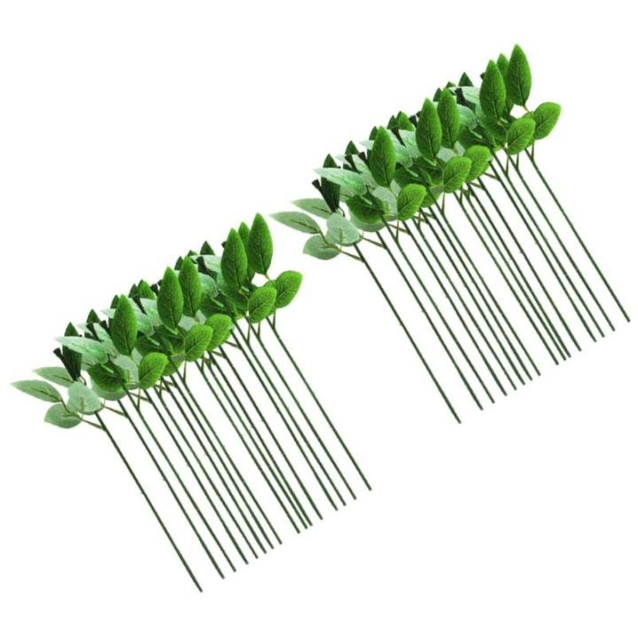 280 STK Rosenstiel künstliche blüten Artificial The Craft Material für künstliche Blumen künstlicher Blütenstiel künstliche Rosen DIY-Material grüner Blumenstieldraht Draht