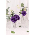 Kunstbloemen, kunstbloemen, rozen, perfect voor doe-het-zelf bruiloft, bruidsboeketten, middenstukken, bruidsdouche, feest, thuis, bloemstuk, Moederdag, decoraties, 25 stuks, stofp