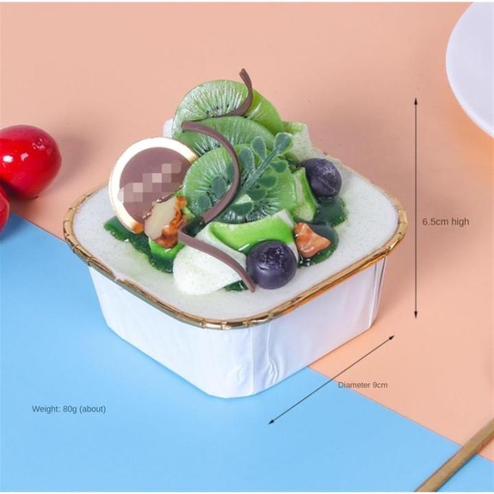 Fake Kuchen künstliche Kuchen 6PCS Gefälschte Cupcake Simulation Künstliche Lebensmittel Kuchen Gemischt Spielen Lebensmittel Modell Küche Dekoration Realistisches Essen