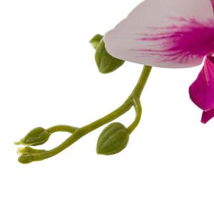 Künstliche Orchidee Kaskaden Blumenstrauß Creme und Rosa im Topf Wandgrün H 110 cm Heimbüro Dekoration, Kunstpflanze Orchidee, Kunstblume, Künstliche Orchidee im Topf