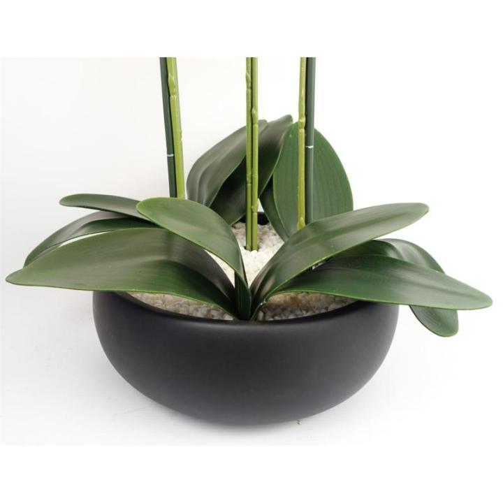 Realistische künstliche Orchideenpflanzen, vollständig getopft