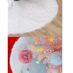 Christmas Tree Skirt Weihnachtsbaumrock, Weihnachtsbaum-Szene, Dekoration, Baumrock, Weißer Pelz-Weihnachtsbaumrock Im Meeresstil Decke Weihnachtsbaum