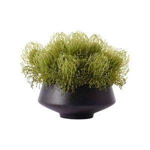 Kunstblumen Künstlicher Baum im chinesischen Stil, künstliches Gras, künstliche Blumen, grüne Pflanze, einfache dekorative Desktop-Ornamente in Vase für jeden Anlass